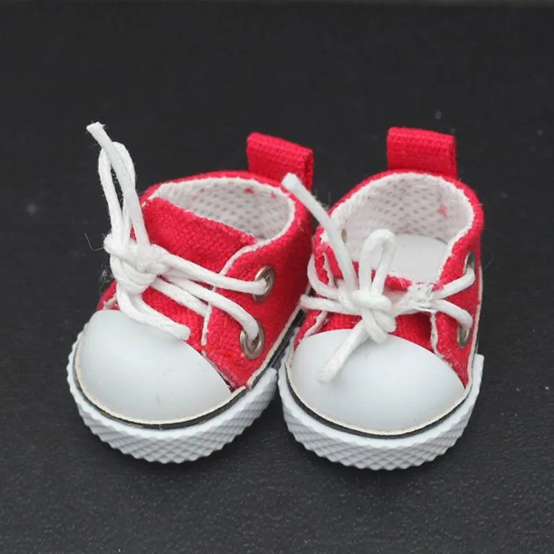 Mini Canvas Shoes for dolls
