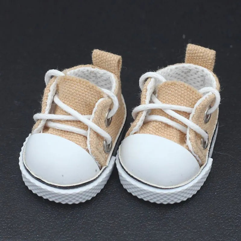 Mini Canvas Shoes for dolls