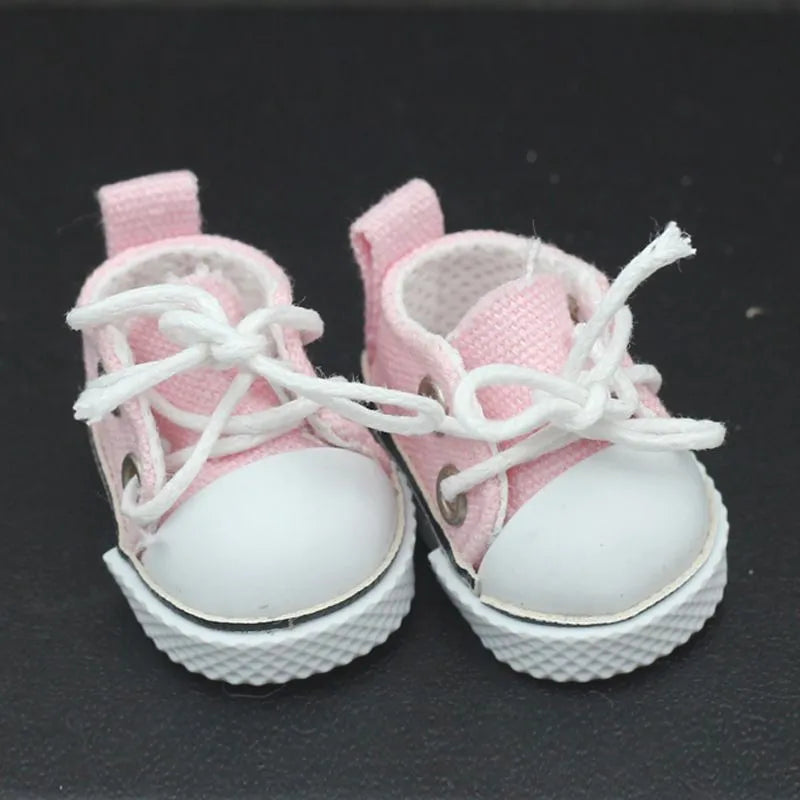 Mini Canvas Shoes for dolls