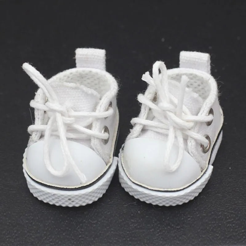 Mini Canvas Shoes for dolls