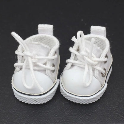 Mini Canvas Shoes for dolls
