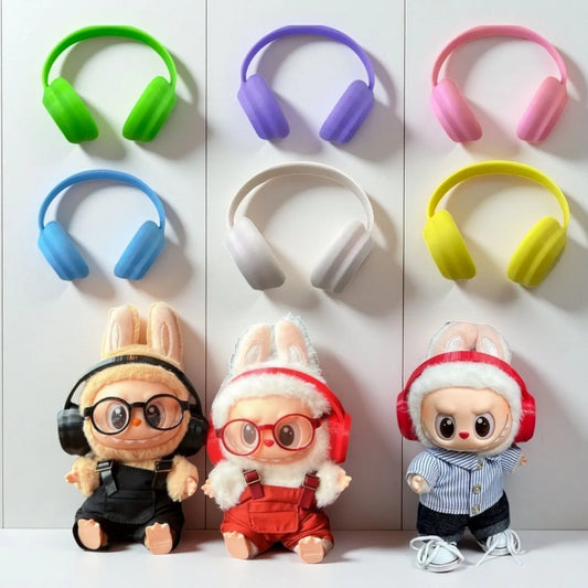 Mini cute headphones for dolls, perfect as an adorable accessory