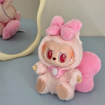 Labubu doll outfit with a cute bow