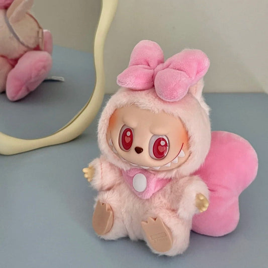 Labubu doll outfit with a cute bow