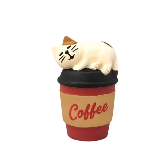 Cat Fridge Magnet – Coffee Lover