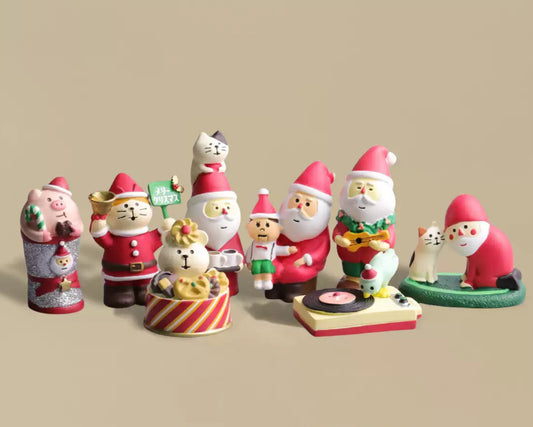 Cute and stylish Santa Claus figure collection
